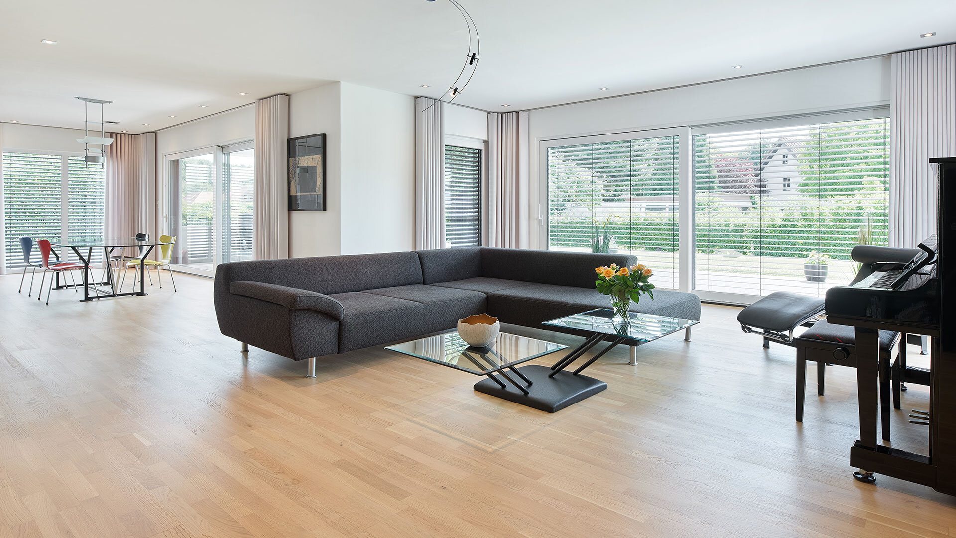 einrichtungsbeispiele und ideen für den offenen wohnbereich | luxhaus